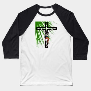 The Holy Week Christs Journey To The Cross LGBTQIA Baseball T-Shirt